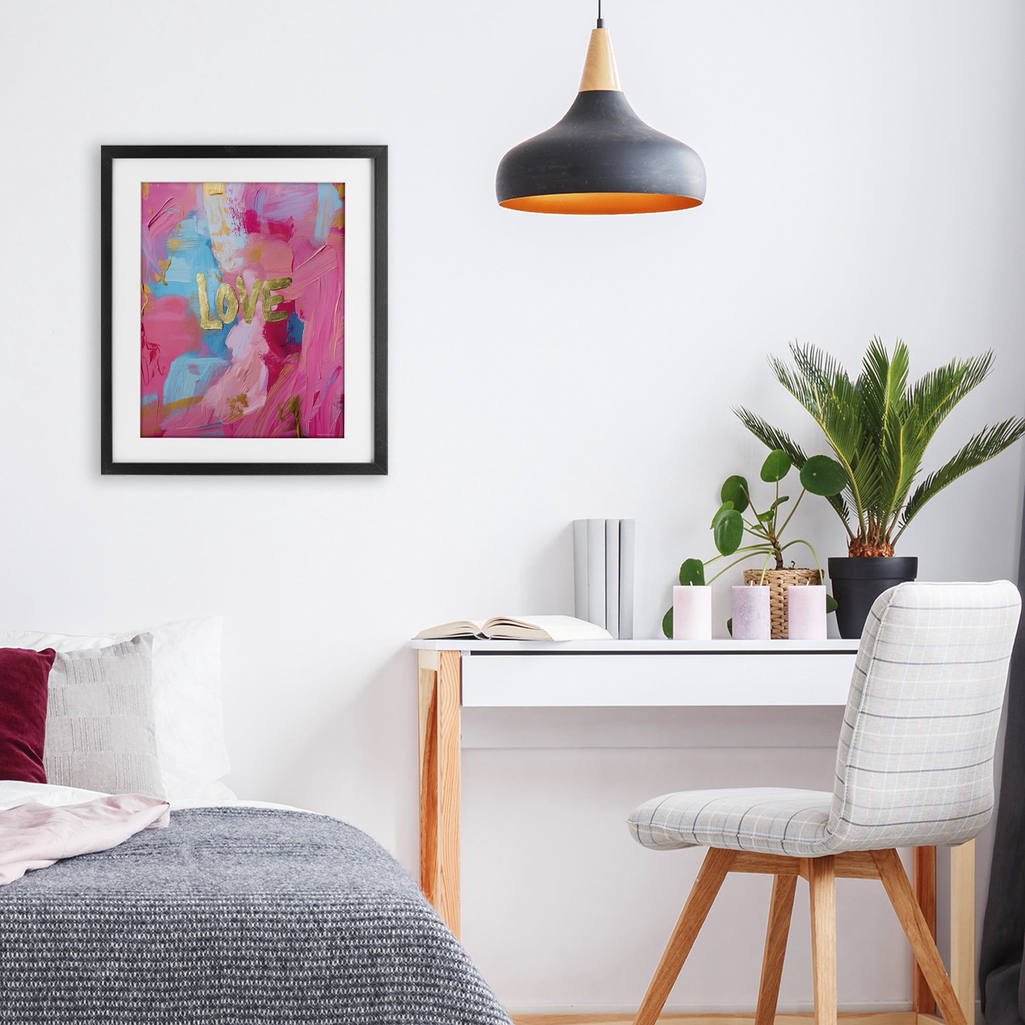 Stupell Industries Glam Love In Motion Black Framed Print Under Glass, design by Svetlana Aleynikova