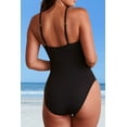 thumbnail image 2 of Women's Bleu Rod Beattie L23215 Get The Look Hi-Neck Mio One Piece Swimsuit (Black 6), 2 of 3