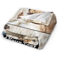 thumbnail image 4 of Customized Photo Blanket for Couples, Personalized Blankets with Name Image Logo Gifts for Husband/Wife, Gift for Wife Husband Her Him Anniversary Wedding, White, 40"x50" Blankets, 4 of 5