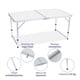 thumbnail image 2 of Mesa Plegable Portátil con 4 Sillas Ajustable Exterior 120 cm Picool  Mesa con 4 Sillas, 2 of 8