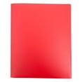 thumbnail image 4 of DONGHEHH Plastic Pocket Folders with Prongs, 2 Pocket File Folder, Fastener, Letter Size, Red, 4 of 4