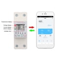 thumbnail image 3 of Tuya APP-Controlled WiFi Smart Power Meter Switch with 63A Adjustable Current, AC85-300V, Multi-Protection (Over/Under Voltage, Leakage, Overload), Real-Time Monitoring (Electricity, Voltage,, 3 of 6