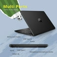 thumbnail image 5 of HP 15.6" FHD IPS Anti-Glare Laptop, Intel Celeron N4020 Processor, 8GB RAM, 256GB SSD, Intel UHD Graphics 600, True Vision HD Camera, Black, Windows 10 (S mode) with Office, Hotface 32GB USB Card, 5 of 9
