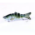 Zmeidao 6 Pcs Fishing Lures for Bass Trout Topwater Multi Jointed