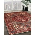 thumbnail image 2 of Ahgly Company Indoor Square Traditional Orange Salmon Pink Persian Area Rugs, 7' Square, 2 of 6