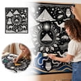 thumbnail image 2 of SUYOLL DIY Coloring Blanket Washable Soft Cozy Blanket For Art Projects Creative Color Throw For Home Decor Great For Seasonal Birthday And Holiday Activities, 2 of 6