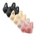 thumbnail image 1 of biudgviw Front Closure Bras for Women 6 Pc Plus Size Wireless Support Full Coverage Lace Bralettes Comfort Everyday Bras, 1 of 2
