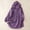 Purple, variant on Fishing Shirts Cooling Women's Rash Guard Solid Color Long Sleeve Hooded Neck Soft Regular Fit Womens Sun Shirt for Golf and Athletic Training Yellow L
