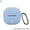 Sky blue, variant on Silicone Earphone Case for Redmi Buds 6 Lite with Keychain Scratch Resistant and Dirt Proof in Multiple Colors