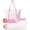 Pink, variant on Empty Mahjong Tile Bags Set for American Tiles and Racks,Canvas Tote Bag with Mat Holder Accessories Organizer,Portable Mahjong Case Drawstring Protective Sleeve for Rack Pushers,Pink