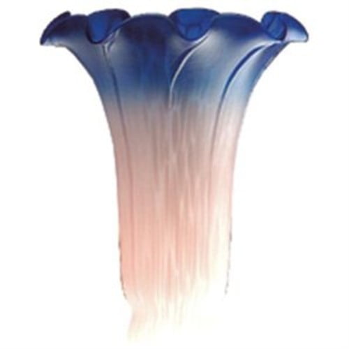 Meyda Tiffany - 10692 - Shade - Pink/Blue Pond Lily - Blue-5pack