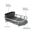 thumbnail image 3 of Kitchenaid Aluminum Space Saving Dishrack in Charcoal Gray, 3 of 9