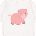 thumbnail image 3 of Inktastic Cute Little Pink Farm Pig Toddler Sweatshirt, 3 of 4