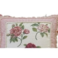 thumbnail image 2 of Reddout's Toss Rose Needlepoint Decor Decoration Accent Throw Pillow, 2 of 4