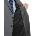 thumbnail image 2 of Jacket-Relaxer Sharkskin Suit Jacket Grey 58, 2 of 6