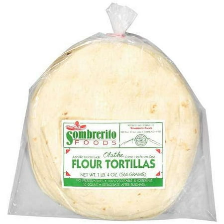 Sombrerito Foods Flour Tortillas
