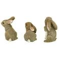 thumbnail image 4 of Design Toscano The Bunny Den, Garden Rabbit Statue: Set of Three, 4 of 4