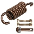 thumbnail image 1 of TEHAUX 1Set Hammock Chair Spring Set Metal Swing Kit for Porch Garden Use Coffee Color, 1 of 8