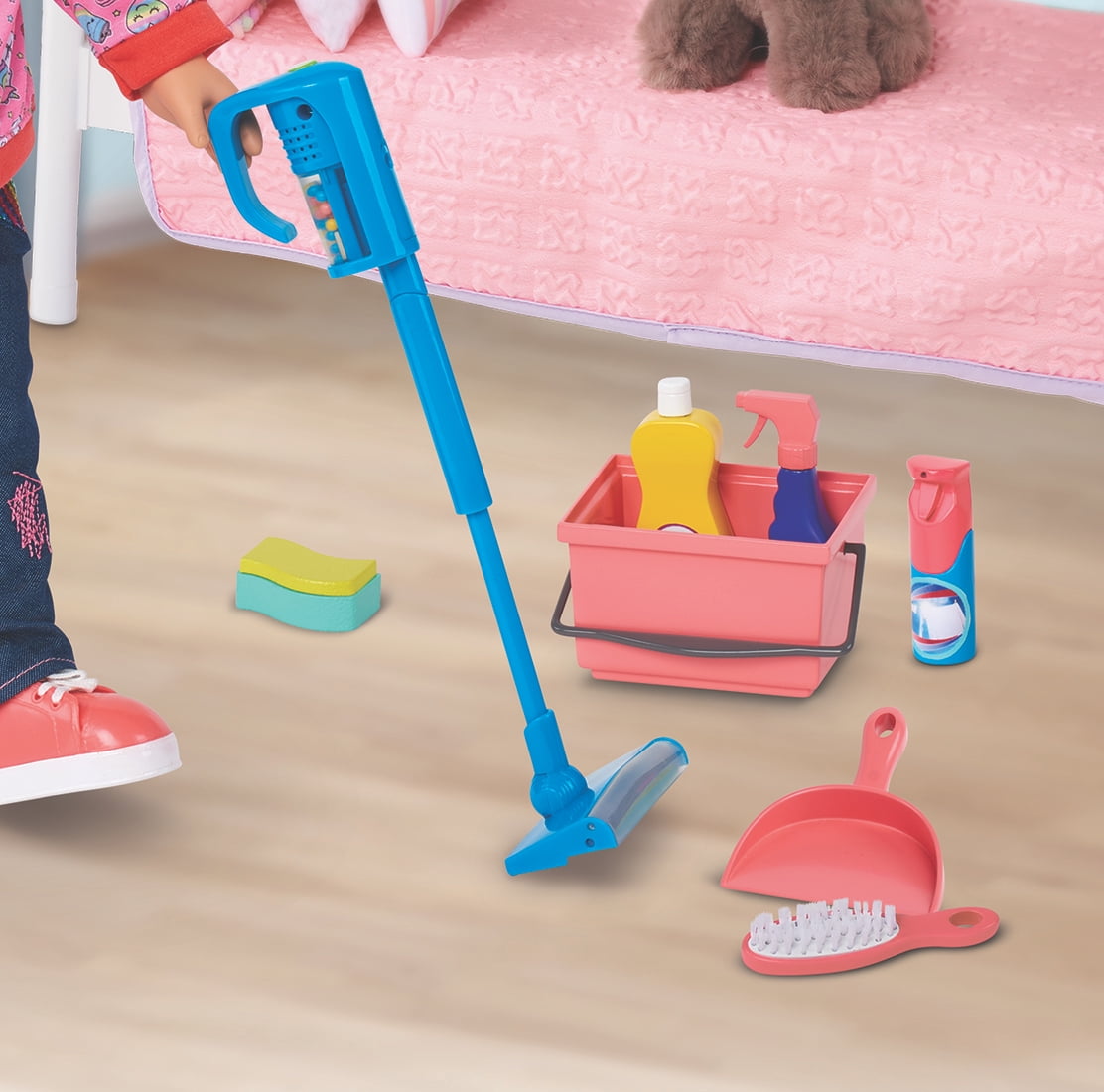 My Life As Saturday Chores Playset for 18" Dolls - 12 Pieces