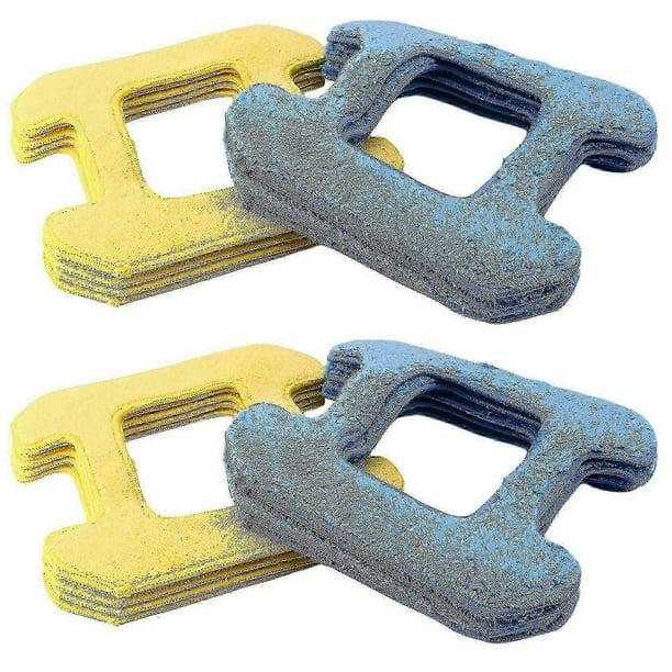 2 Set Rubbing Mop Pads For 298 Window Cleaning Rag Premium Microfiber Material Wet Cleaning+dry