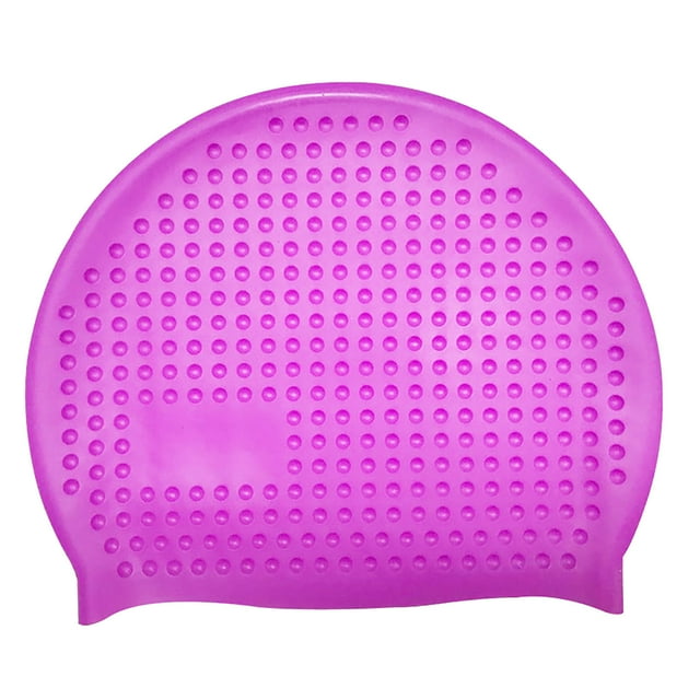 Daisyyozoid Wholesale Adult Swimming Cap Swimming Comfortable Elastic Cap Silicone Waterproof Cap