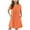 Orange, variant on Diufon Girls Dress Basic Short Sleeve Crew Neck A Line Pleated Dresses Summer Casual Loose Dress with Pockets