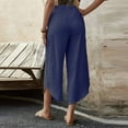 thumbnail image 3 of SIYUDAN Womens Pants Women'S Pants Casual NavyAdult Pants Comfy Work Pants Wide Leg Cargo Pants For Women With Pockets Fall Pants For Women 2025, 3 of 6