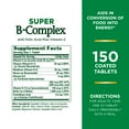 thumbnail image 5 of Nature's Bounty Super B Complex with Folic Acid plus Vitamin C Vitamin Supplement Tablets, 150 Count, 5 of 11