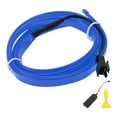 thumbnail image 1 of Cuerda de luz LED EL de 1m Unique Bargains, tira de luz de neón flexible para iluminación interior de automóviles, caja de batería (3V) azul, 1 of 7