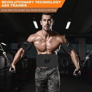 Kepeak Abs Stimulator Muscle Training Fitness Workout Equipment Ab Core Toner Belt for Abdominal/Arm/Leg Full Set Fit 23''-60'' man and woman