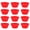 Red, variant on Yesbay 12Pcs Round Stackable Muffin Cups Resistant Bakeware Food Grade Silicone Baking Molds Party Favors