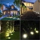 thumbnail image 4 of Luces solares para jardín al aire libre mejoradas, iluminación de paisaje impermeable y de bajo consumo, luces solares de instalación sencilla para caminos, patios, pasarelas (juego de 12), 4 of 8