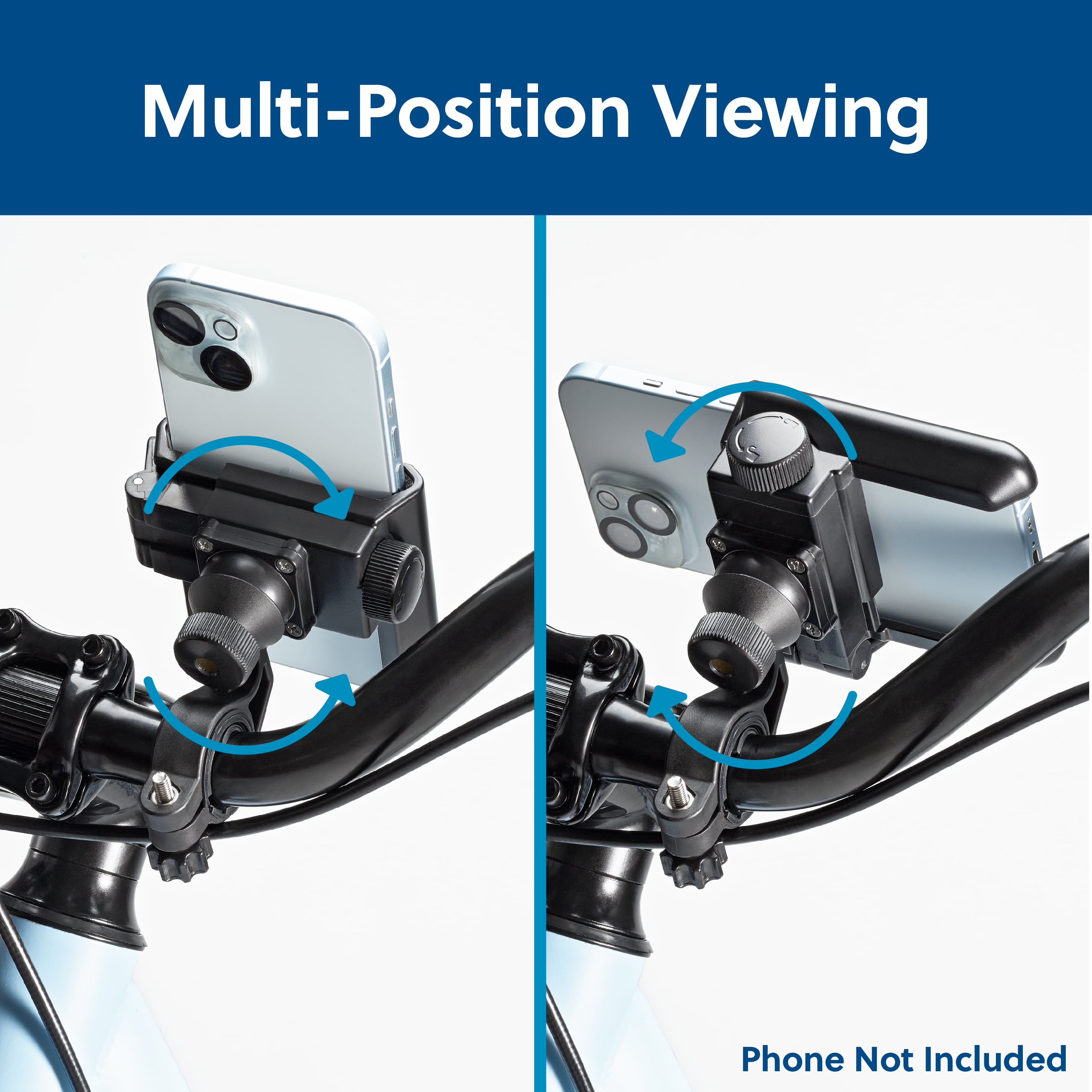 Concord Deluxe Bike Phone Mount, Adjustable Fit, Multi-Position