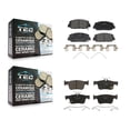 thumbnail image 1 of TEC Front Rear Ceramic Brake Pads Kit for Car Honda Civic KTC-100523, 1 of 10