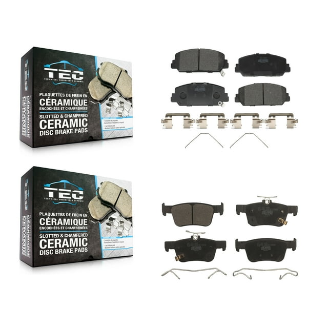 TEC Front Rear Ceramic Brake Pads Kit for Car Honda Civic KTC-100523