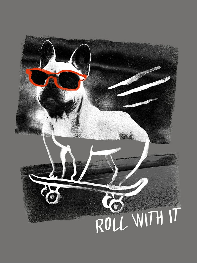 ●Tech. T / Roll With It Wonder Nation Boys Roll With It, Crew Neck, Short Sleeve