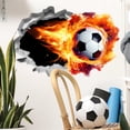 thumbnail image 5 of Eliaeconx Football Wall Stickers, Peel And Stick Vinyl Decals For Room Home Decor, Sports Theme Art For Door Window Living Area, 5 of 7