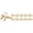 Antique Gold, variant on Set of 12 Aluminum Napkin Rings - Stylish Holders for Dinner Table Décor (Silver)