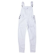 Binpure Men Bib Overalls Slim Fit Jumpsuit Jeans Suspender Pockets Pants