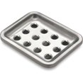 thumbnail image 1 of Large Stainless Steel Soap Tray - Metal Soap Holder with Drain Tray - Bathroom Shower, Kitchen Sink, 1 of 5