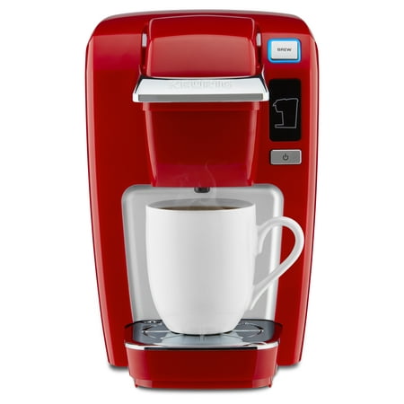 Keurig K-Mini K15 Single-Serve K-Cup Pod Coffee Maker, Chili Red