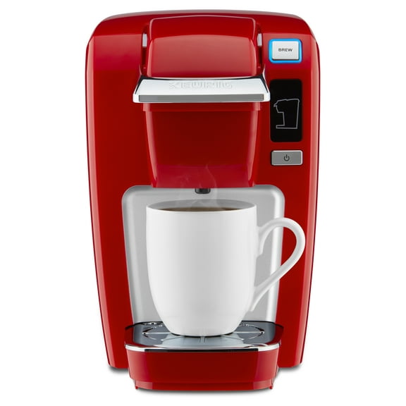 Keurig K-Mini K15 Single-Serve K-Cup Pod Coffee Maker, Chili Red