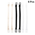 thumbnail image 3 of LEEYNEER 6Pcs Adjustable Shoulder Straps  Dress Metal Prevent Shoulder Strap Slipping Skin Color, 3 of 8