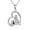 Silver-three Cat Necklace, variant on Cat Necklace Sterling Silver Ladies Jewelry Cat Jewelry Gift
