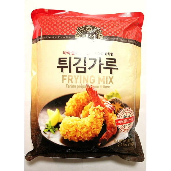 [2 Pack] CJ Beksul Frying Mix / Korean Pancake Mix Frying Mix (백설 튀김가루), 2.2 lb