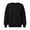 Black, variant on Tqcoqu Women's Drop Shoulder Crew Neck Sweatshirt,Loose Oversized Long Sleeve Casual Pullover Tops,2026 Spring Fall Trendy Clothes,Black Women's S-XXL