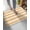 White Orange, variant on Luxury Plush Bathroom Rugs Mat, Pink Striped Soft Shaggy Bath Carpet, Farmhouse Vintage Stripes Non-Slip Floor Mat for Kitchen, Bedroom, 18"x30"