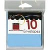 Bazzill Bracket Cards & White Envelopes, 3" x 3", 10pk