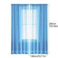 thumbnail image 2 of Create An Inviting Atmosphere With Our Solid Color Semi Sheer Curtains – Stylish Window You Can't Live Without, 2 of 8