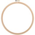 thumbnail image 2 of Frank A. Edmunds Wood Embroidery Hoop W/Round Edges 10"-Natural, 2 of 2